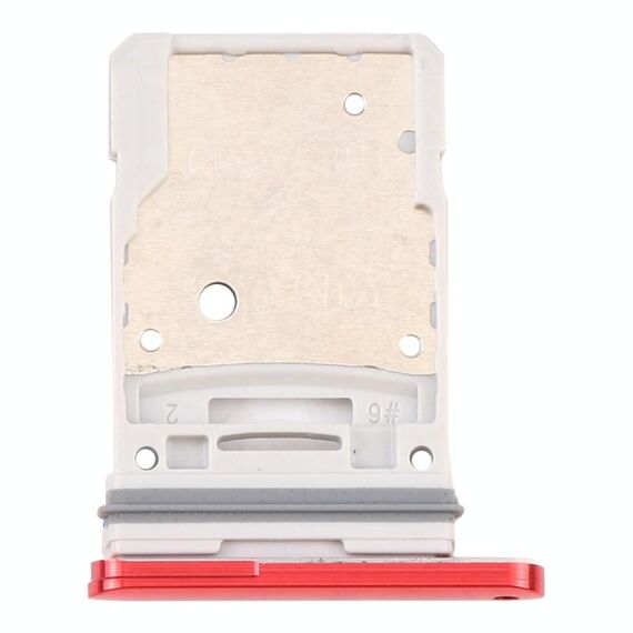 Per Samsung Galaxy S20 FE 5G SM-G781B Vassoio scheda SIM + Vassoio scheda Micro SD (rosso)