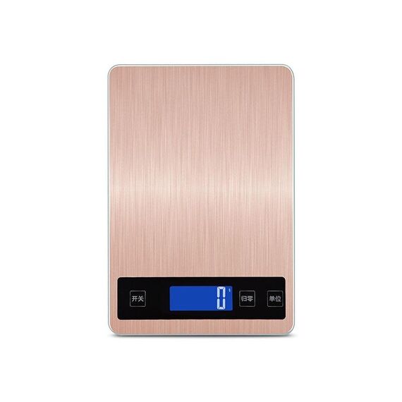 A10-1 Portatile USB Bilancia da cucina Cibo per la casa Cuttura Tea Quasi-Gram Bilancia da banco, Specifiche: 5 kg / 1g (oro rosa)
