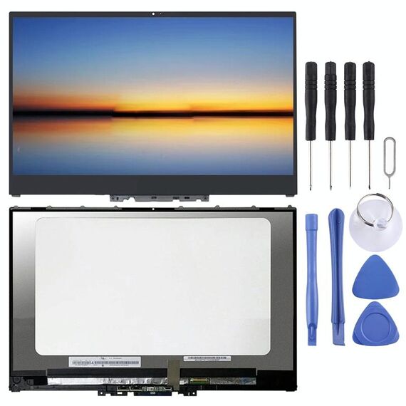 Schermo LCD OEM 3840 x 2160 UHD 40 Pin per Lenovo Yoga 720-15 720-15IKB Digitizer Assemblaggio completo con cornice