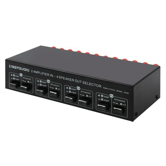 Confrontatore dello splitter del commutatore dell'amplificatore di potenza a 4-over 4-out a 4-out 300W per canale senza perdita di qualità del suono