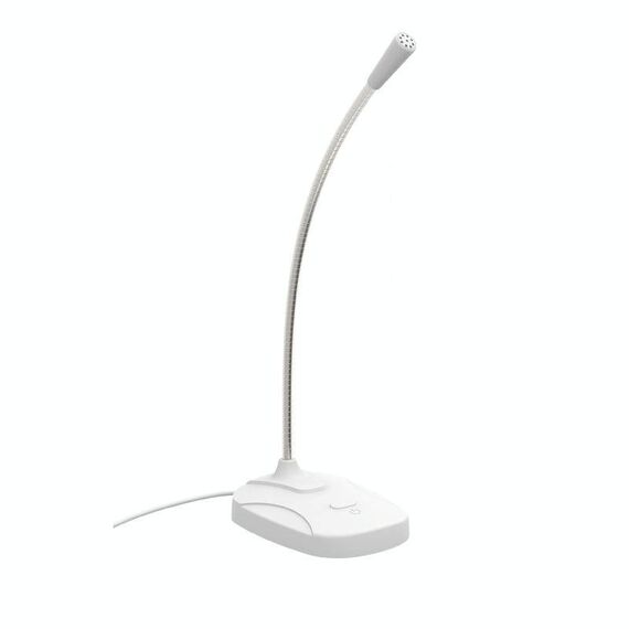 Desktop Computer Game Live Broadcast K canzone Conference Confenser Microphone, Colore: scheda audio integrata M60-USB Bianco
