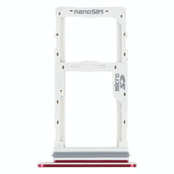 Cassettiera della scheda SIM + vassoio della scheda SIM / vassoio micro scheda SD per LG Velvet 5G LM-G900n LM-G900EM LM-G900 LM-G900TM (rosso)