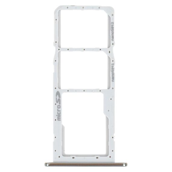 SIM CARD TRAY + SIM Card Tray + Micro SD Card Vassoio per LG K42 / K52 (Brasile) LMK420 LMK420H LMK420E LMK420Y (Argento)