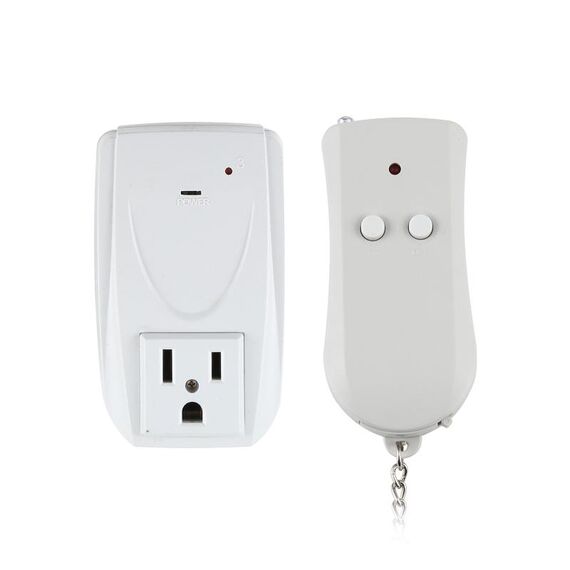 Telecomando intelligente wireless da interno 110 V con trasmettitore portachiavi singolo, spina americana
