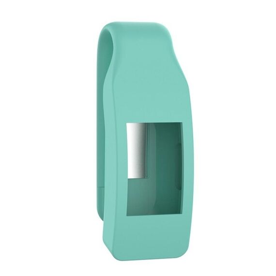 Custodia protettiva con bottone a clip in silicone per smartwatch per Fitbit Inspire / Inspire HR / Ace 2 (verde)