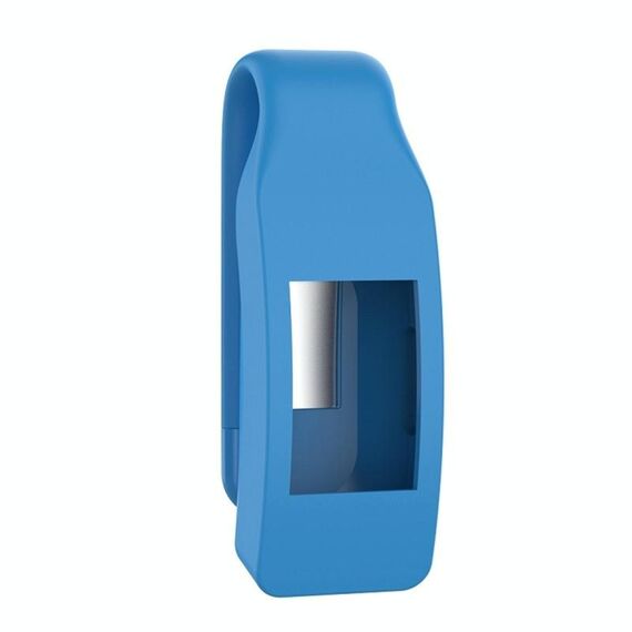 Custodia protettiva con bottone a clip in silicone per smartwatch per Fitbit Inspire / Inspire HR / Ace 2 (blu cielo)
