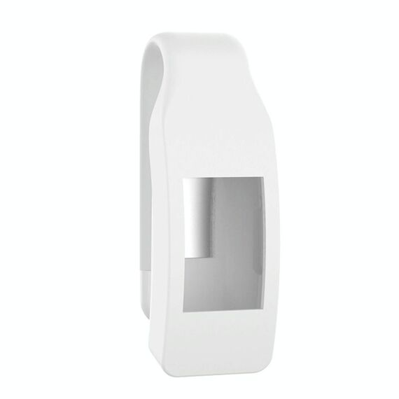 Custodia protettiva con bottone a clip in silicone per smartwatch per Fitbit Inspire / Inspire HR / Ace 2 (bianco)