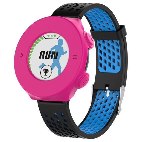 Custodia protettiva in silicone per smartwatch per Garmin Forerunner 620 (rosa rossa)