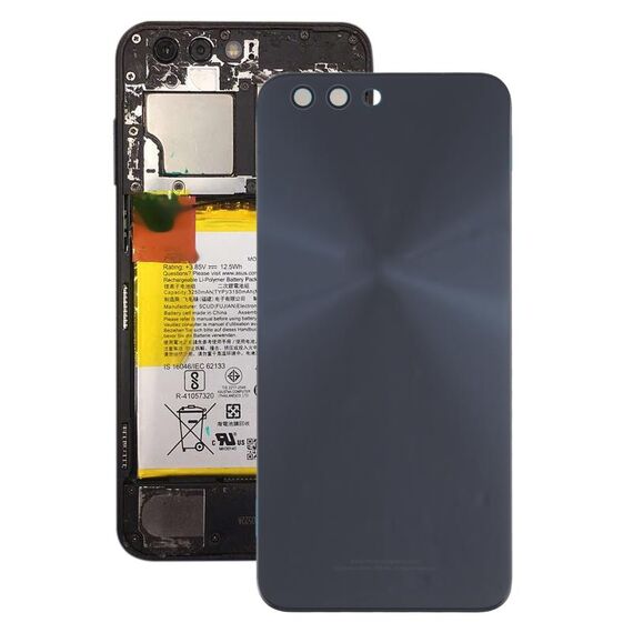 Batteria posteriore con lente della fotocamera e tasti laterali per Asus Zenfone 4 ZE554KL (blu)