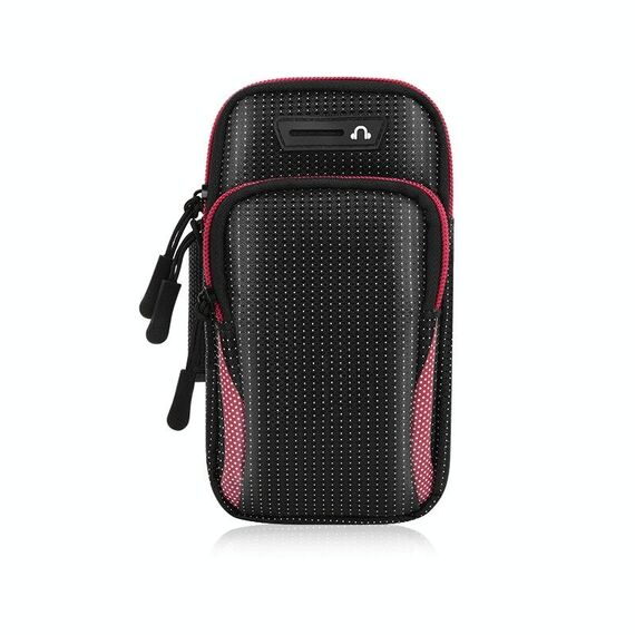 2 PCS Running Phone Mobile Braccio Borsa Sport Borsa da polso universale per telefoni cellulari entro 6 pollici, Colore: rosa