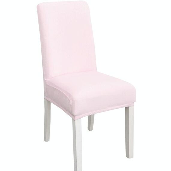 2 pezzi SEMPLICE MORBIDA ELEDICA ELASTICA ASSISTENZA ASSISTENZA Sedia semi-interiore Copertura da sedia Hotel (rosa)