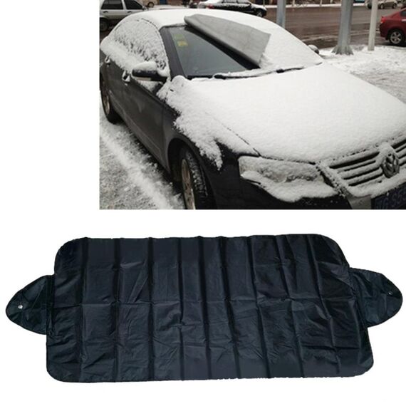 Parabrezza per auto Tenda da sole Tenda da neve per auto invernale Parabrezza anteriore automatico / Pioggia / Gelo / Parasole, Dimensioni: 150 x 70 cm, Colore di consegna casuale