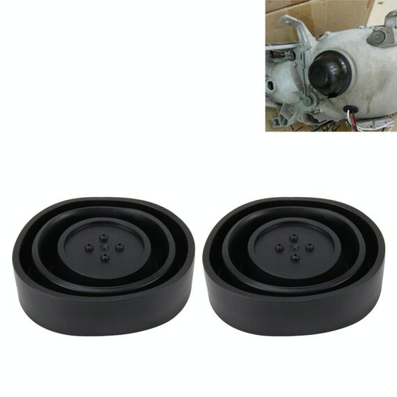 2 PCS Universale LED per auto Faro HID Lampada allo xeno Coperchio antipolvere in silicone Tappi di tenuta Coperchio antipolvere per parapolvere a LED