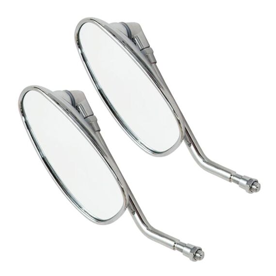 Specchietto retrovisore posteriore per guscio in metallo universale per moto da 2 pezzi per HJ125