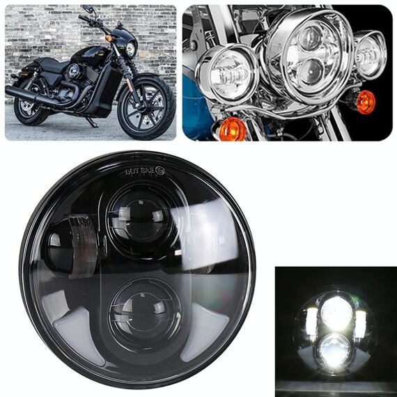 Faro LED per auto da 5,75 pollici DC12V 6000K-6500K 40W per Harley