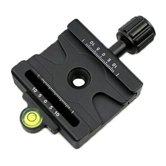 FMA-60 Supporto per piastra adattatore per morsetto a sgancio rapido con manopola a doppio uso per piastra a sgancio rapido Arca Swiss / RRS / SUNWAYFOTO