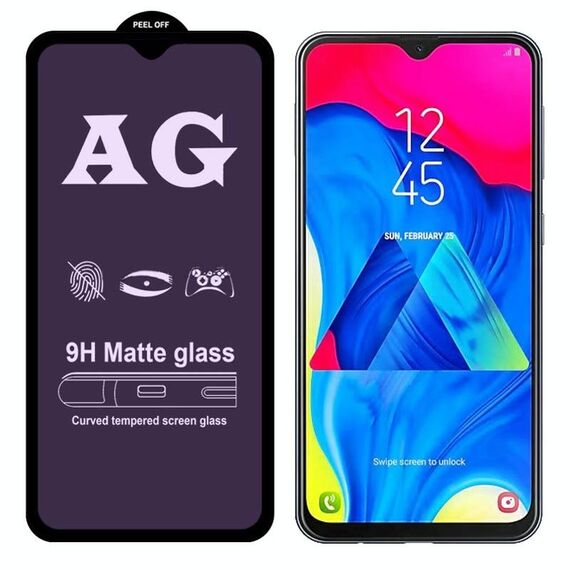 Vetro temperato AG opaco anti luce blu per Galaxy A30 / A50 / M30 / A40S