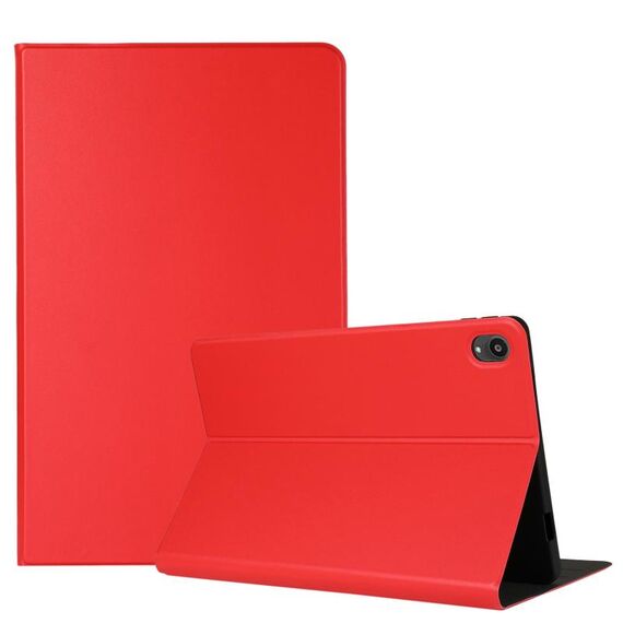 Per Lenovo Tab P11 (TB-J606F) Custodia protettiva a vibrazione orizzontale in TPU con struttura in tensione e supporto (rosso)