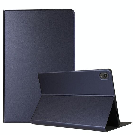 Per Lenovo Tab P11 (TB-J606F) Custodia protettiva a vibrazione orizzontale in TPU con struttura in tensione e supporto (blu scuro)