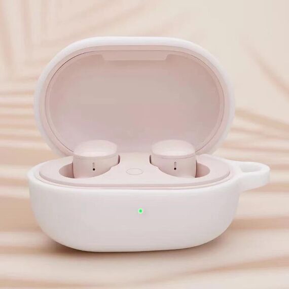 Custodia protettiva per auricolari in silicone per Xiaomi Redmi Airdots3 (bianco)