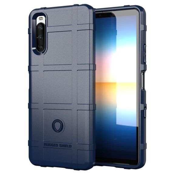 Per Sony Xperia 10 III Custodia integrale Antiurto antiurto Antiurto (blu)