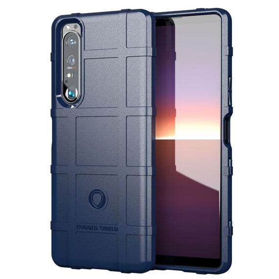 Per Sony Xperia 1 III Custodia integrale Antiurto antiurto (blu)