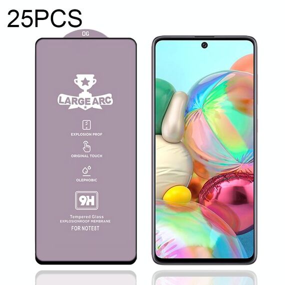 Per Samsung Galaxy A71 25 PCS 9H HD GRANDE ARC High ALUMINA Pellicola in vetro temperato a schermo intero