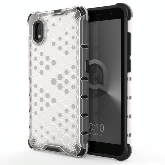 Per ALCATEL 1B (2020) Caso a nido d'augurio PC + TPU (bianco)