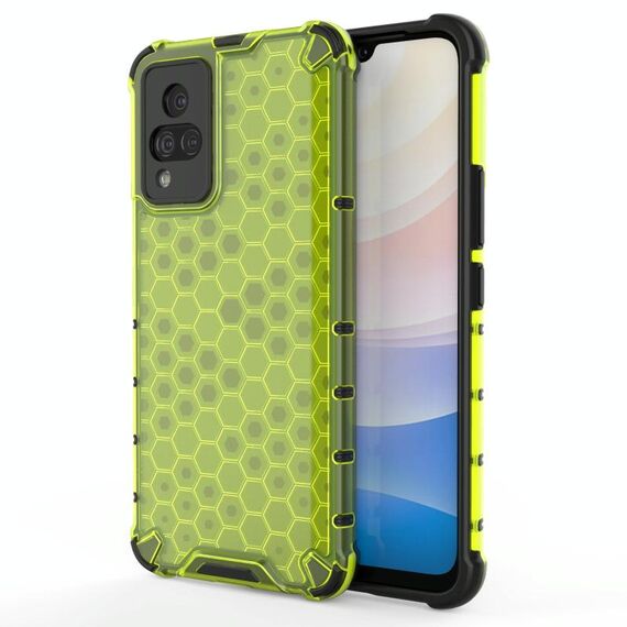 Per vivo S9 A nido d'ape Amiche PC + Cassa TPU (verde)