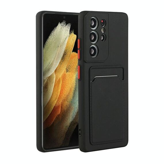 Per Samsung Galaxy S21 Ultra 5G Slot Slot Design Cassa protettiva in TPU antiurto (nero)