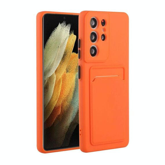 Per Samsung Galaxy S21 Ultra 5G Slot Slot Design Cassa protettiva in TPU antiurto (arancione)