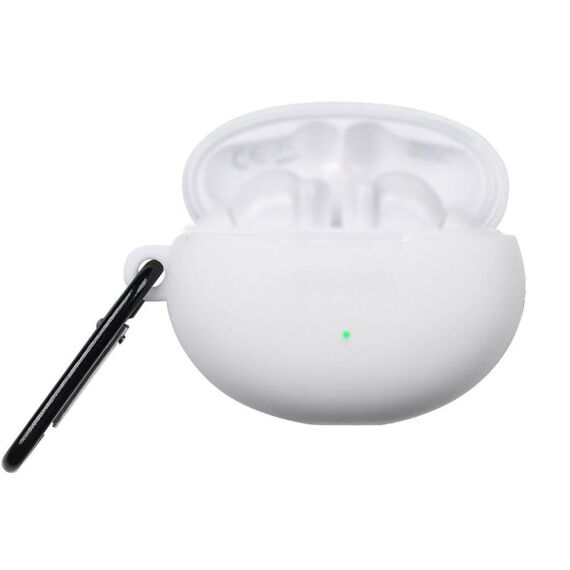 Per Huawei FreeBuds 4i custodia protettiva per auricolari in silicone liquido (bianco)