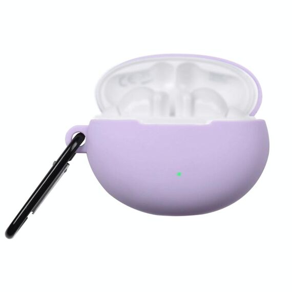 Per Huawei FreeBuds 4i custodia protettiva per auricolari in silicone liquido (viola)
