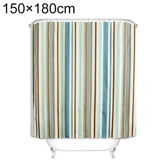 Multicolore Texture verticale Thick impermeabile in tessuto poliestere tende da doccia, dimensioni: 150x180cm