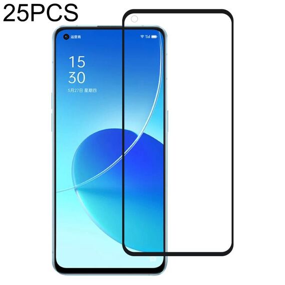 Per OPPO RENO6 5G / RENO7 5G / RENO7 SE 5G / A96 25 PCS Pellicola intera a vista completa a schermo intero