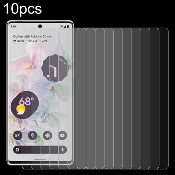 Per Google Pixel 6 Pro 10 PCS 0.26mm 9h Film in vetro temperato 9h 2,5D