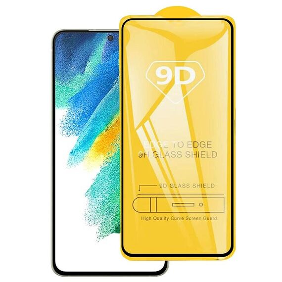 Per Samsung Galaxy S21 FE 5G 9D Pellicola integrale in vetro a schermo intero