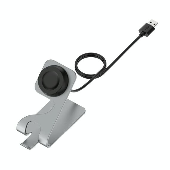 Per Huawei Watch 3/3 Pro Caricabatterie universale in metallo (grigio)