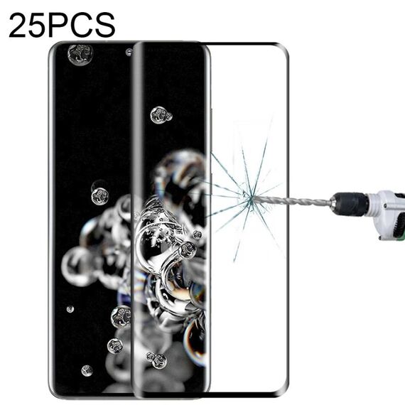 Per Galaxy S20 Ultra 25pz Pellicola in vetro temperato a schermo intero con bordo curvo 3D