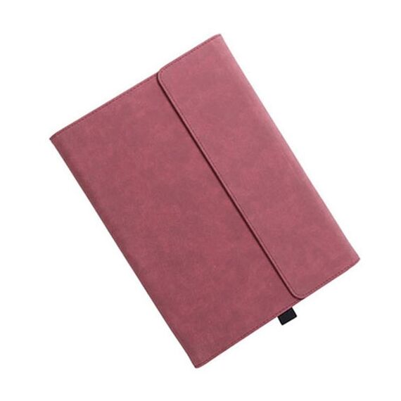 Per Microsoft Surface Pro 7/7+ custodia a flip orizzontale in pelle di pecora sudafricana sudafricana con slot e supporto a penna (rosso)