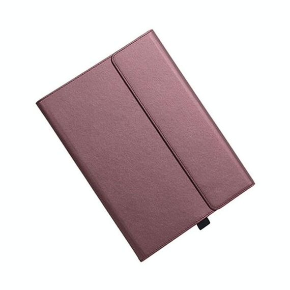 Per Microsoft Surface Pro 7/7+ Texture in microfibra in microfibratura in microfibratura in pelle a flip orizzontale con slot e supporto per penne (rosso)