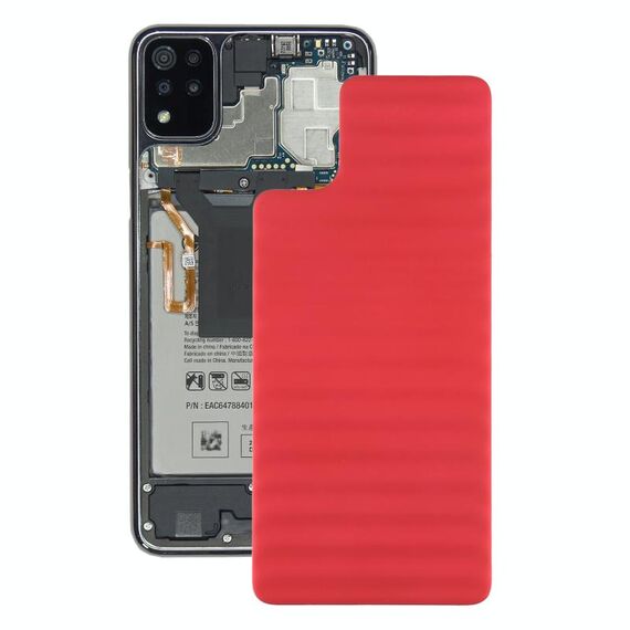 Rivestimento della batteria posteriore per LG K42 LMK420 LM-K420 LMK420H LM-K420H LMK420E LM-K420E LMK420Y LM-K420Y (rosso)