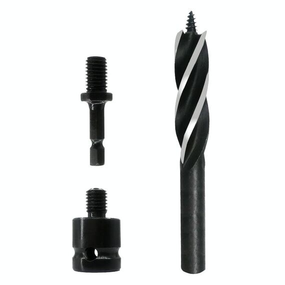 2 Set Opener per foro per chiave elettrica Opener Woodman Blocco porta Rhinestone Drill Template Drill Drill Bit, Modello: 22mm
