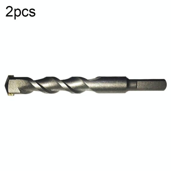 10 PCS Hand Electric Drill Drill Drill Drill Mescolo a parete Terreno Cemento Parete Punta da parete Bit, Modello: Maniglia triangolare 16x150mm