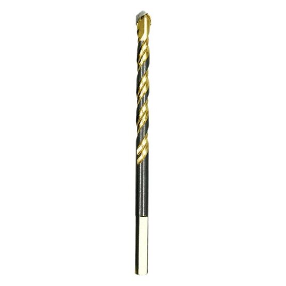 6 Pz 10mm Placcato in titanio King Prata Porcellana Brick Glass Brick Drill Twist Twist Triangle Drill
