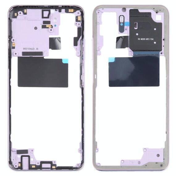 Piatto a cornice medio cornice per Xiaomi Redmi Nota 10s M2101K7BG (viola)