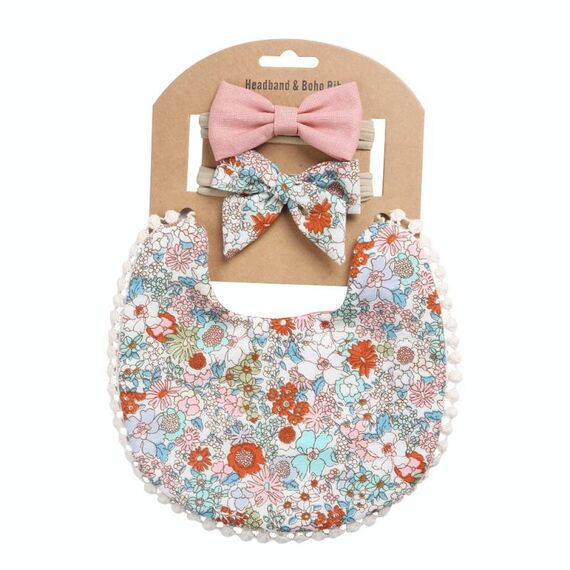 Set di fascia da asciugamani a doppia faccia stampata in cotone per bambini (DP021-7)
