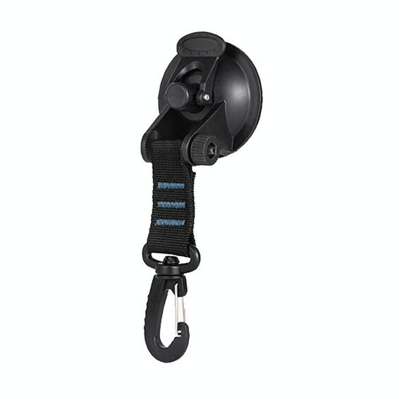 3 pezzi Tenda auto ventosa tazza di ventosa Gli utenti domestici esterni da viaggio portatile ventosa tazza gancio rotondo moschettone (blu)