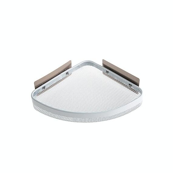 Bagno Toilette Scaffali a muro Cucina senza punch Cucina di stoccaggio a parete (bianco)