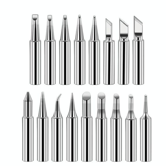 17 Pz / Set Saldatura Suggerimenti per saldatura 936 Stazione di saldatura Pure Rame Solding Iron Suggerimenti Suggerimenti per saldatura senza piombo